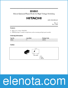 Hitachi HSB83 datasheet