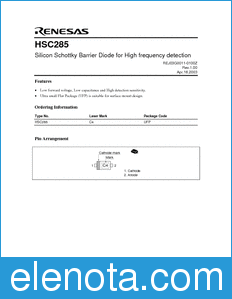 Renesas HSC285 datasheet