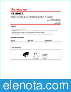 Renesas HSM107S datasheet