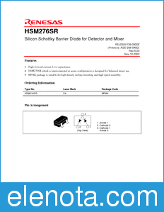 Renesas HSM276SR datasheet