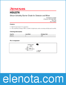 Renesas HSU276 datasheet