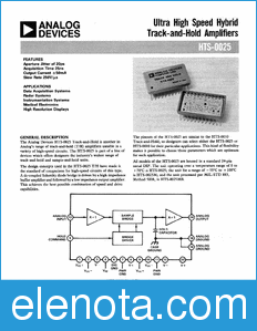 Analog Devices HTS-0025G datasheet