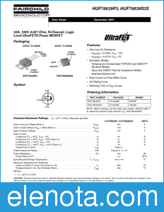 Fairchild HUF76639P3 datasheet