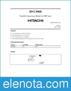 Hitachi HVC300B datasheet