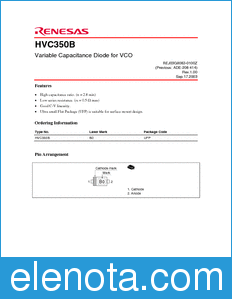 Renesas HVC350B datasheet