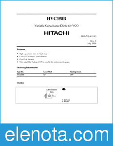 Hitachi HVC358B datasheet