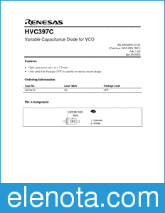Renesas HVC397C datasheet