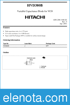 Hitachi HVD380B datasheet