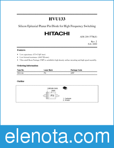 Hitachi HVU133 datasheet