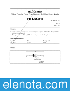 Hitachi HZ(H) datasheet
