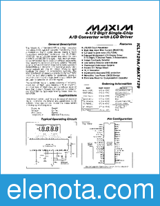 Maxim ICL7129A datasheet