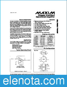Maxim ICL7652 datasheet
