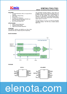 IC Microsystems ICM7321 datasheet