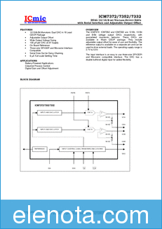 IC Microsystems ICM7352 datasheet