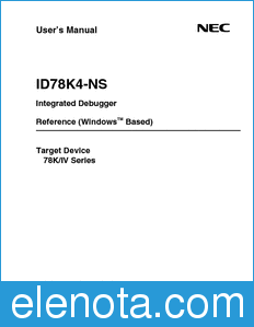 NEC ID78K4-NS datasheet
