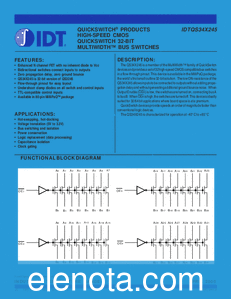Integrated Device Technology IDQS34X245Q3G datasheet