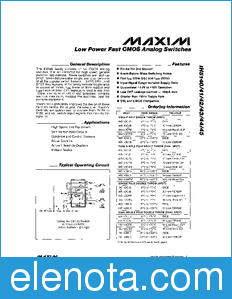 Maxim IH5142 datasheet