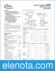 Infineon IL255-2 datasheet