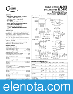 Infineon IL755-1 datasheet