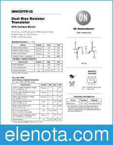 ON Semiconductor IMH20TR1G datasheet