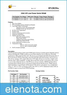 IPSiLog Semiconductor IP12B256 datasheet