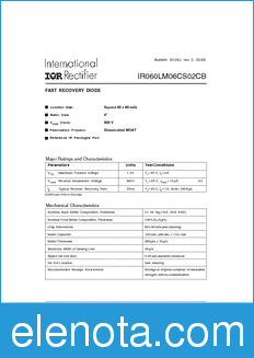 International Rectifier IR060LM06CS02CB datasheet