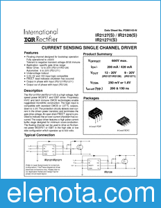 International Rectifier IR2127(S) datasheet