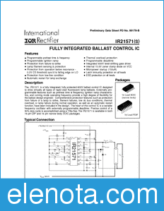 International Rectifier IR21571(S) datasheet