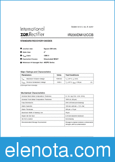 International Rectifier IR230DM12CCB datasheet
