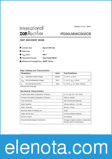 International Rectifier IR230LM06CS02CB datasheet