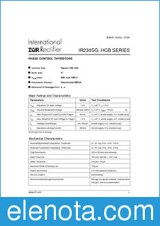 International Rectifier IR230SG..HCB datasheet