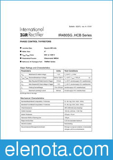 International Rectifier IR480SG..HCB datasheet