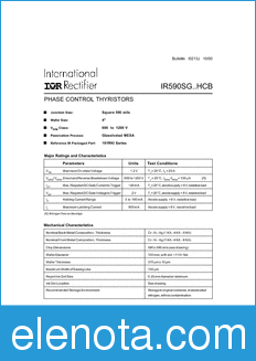 International Rectifier IR590SG..HCB datasheet