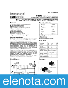 International Rectifier IR6210 datasheet