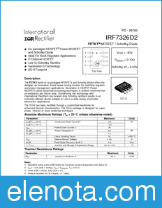 International Rectifier IRF7326D2 datasheet