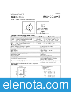International Rectifier IRG4CC20KB datasheet