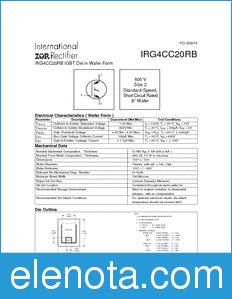International Rectifier IRG4CC20RB datasheet