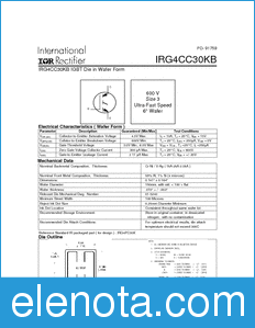 International Rectifier IRG4CC30KB datasheet