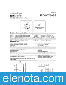 International Rectifier IRG4CC30SB datasheet