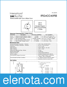 International Rectifier IRG4CC40RB datasheet