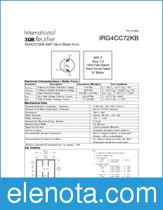 International Rectifier IRG4CC72KB datasheet