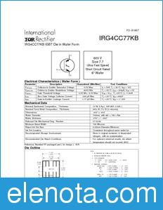International Rectifier IRG4CC77KB datasheet