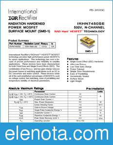 International Rectifier IRHM7450SE datasheet