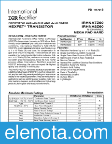 International Rectifier IRHNA7Z60 datasheet
