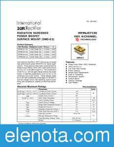 International Rectifier IRHNJ57130 datasheet