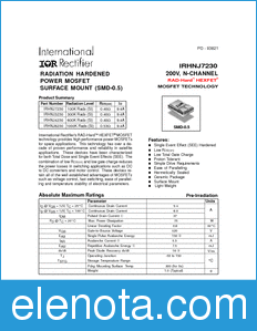 International Rectifier IRHNJ7230 datasheet