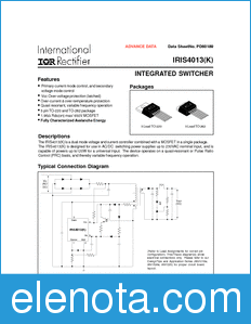 International Rectifier IRIS4013(K) datasheet