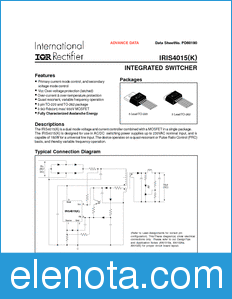 International Rectifier IRIS4015(K) datasheet