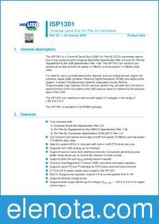 Philips ISP1301 datasheet