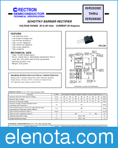 Rectron ISR2045C datasheet